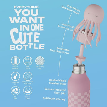 Bestie Trinkflasche 475ml Qualle - ASOBU®